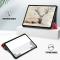  iPad Air 2026-2020 Fodral Tri-Fold Litchi Röd