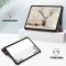  iPad Air 2026-2020 Fodral Tri-Fold Litchi Lila