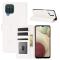  Samsung Galaxy A12 - Crazy Horse Fodral - Vit