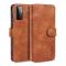 DG.MING Samsung Galaxy A72 - DG.MING Retro Läder Fodral - Brun