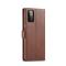 LC.IMEEKE Samsung Galaxy A72 - LC.IMEEKE Läder Fodral - Brun
