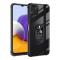  Samsung Galaxy A22 5G - Shockproof Hybrid Ring Skal - Svart