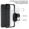  Samsung Galaxy A22 5G - Shockproof Hybrid Ring Skal - Svart/Silver