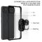  Samsung Galaxy A22 5G - Shockproof Hybrid Ring Skal - Röd