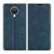  Nokia G10 / G20 Fodral Skin Touch Läder Blå