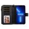  iPhone 13 Pro Fodral/Skal 2in1 Magnet Multifunktionellt Svart