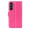  Samsung Galaxy A17 Fodral Litchi Läder Rosa