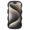  iPhone 15 Mobilskal Wavy Svart