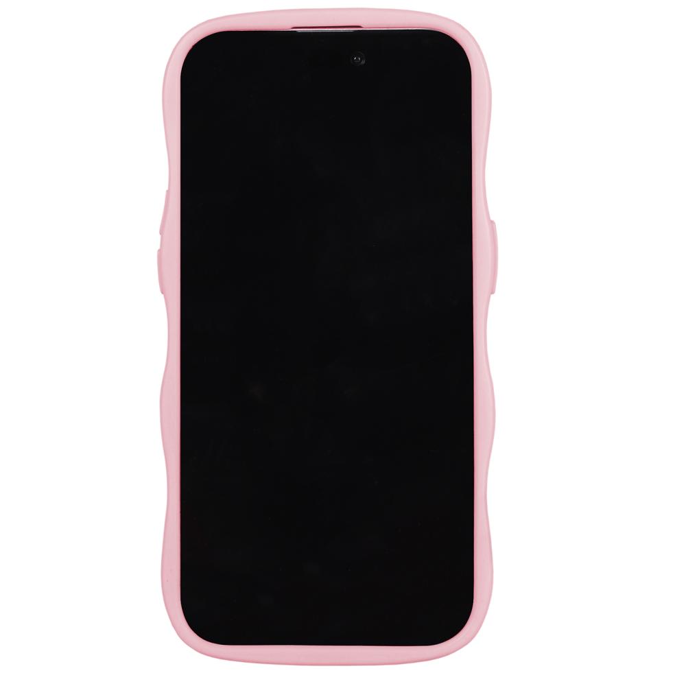 holdit holdit iPhone 15 Plus / 14 Plus Skal Wavy Pink Transparent