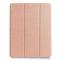  iPad Air 2026-2020 Fodral Tri-Fold Litchi Roséguld