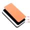  Samsung Galaxy A12 - Läderbelagt Hybrid Skal - Orange