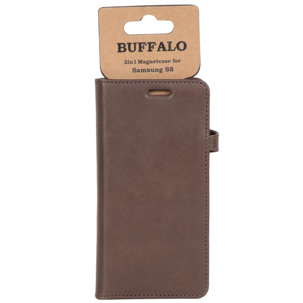 Buffalo Buffalo Samsung Galaxy S8 Fodral 2in1 Äkta Läder Brun