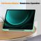  Galaxy Tab S9 FE Plus Fodral Tri-Fold Pennhållare Grön