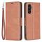  Samsung Galaxy A35 5G Fodral Shark Läder Brun