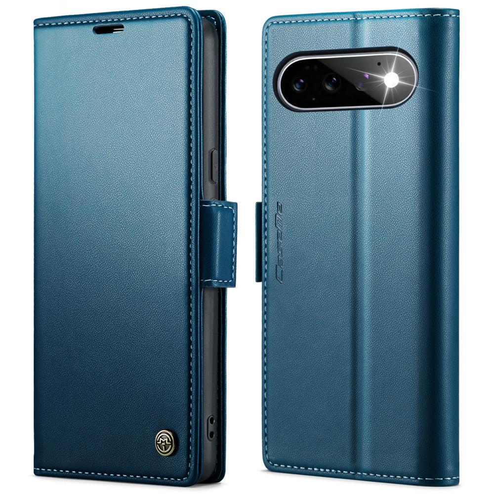 CASEME CASEME Google Pixel 11 / 11 Pro Fodral RFID Läder Blå