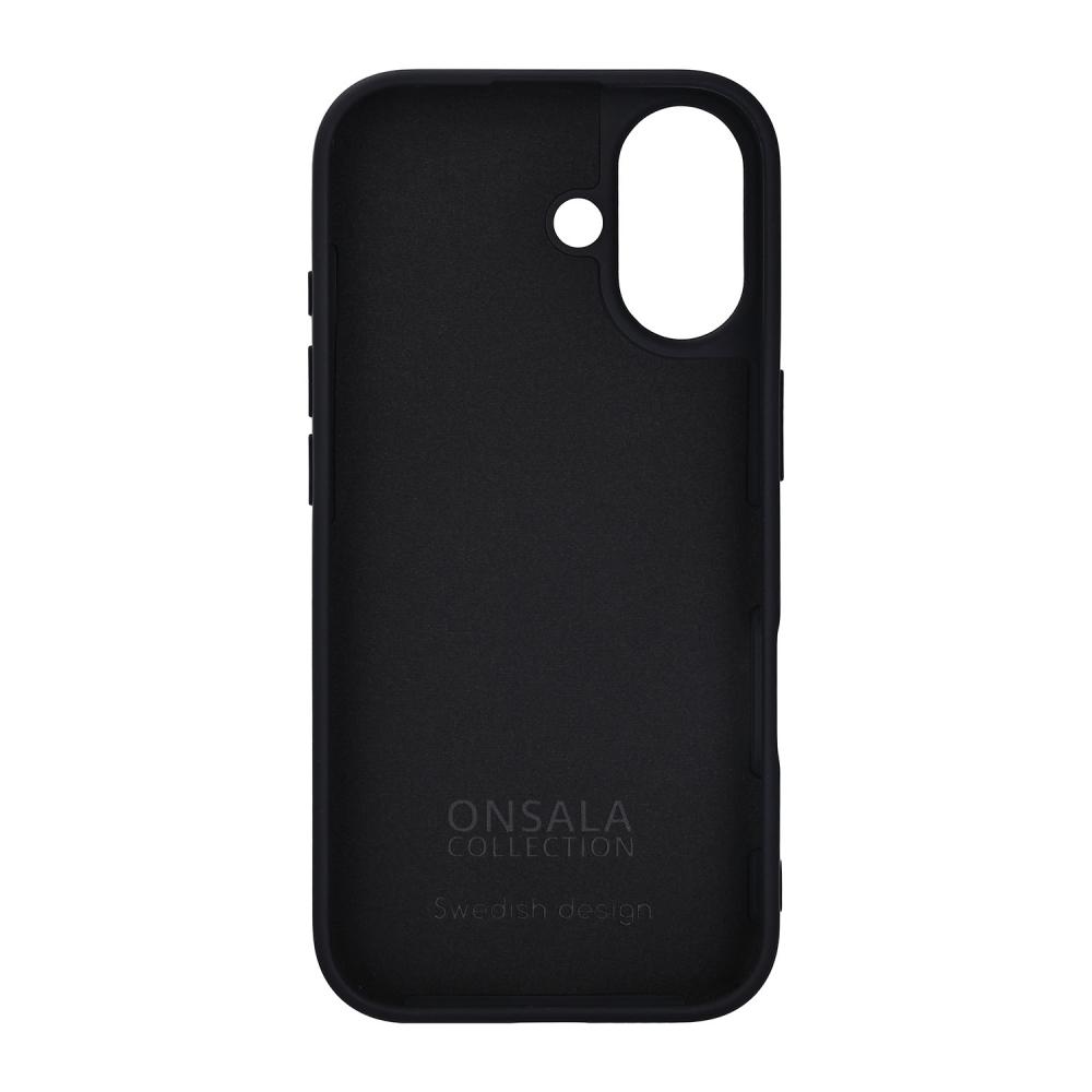Onsala Onsala iPhone 17 Mobilskal Med Silikonkänsla Svart