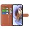  Motorola Moto G31 / G41 Fodral Litchi Textur Brun