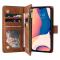  iPhone 14 Pro Fodral Flerfack Multifunktionell Brun