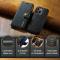 DG.MING DG.MING iPhone 15 Plus 2in1 Magnet Fodral / Skal Svart