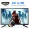  8K 60Hz 90° Uppvinkel HDMI Hane - HDMI 2.1 Hona Adapter Blå