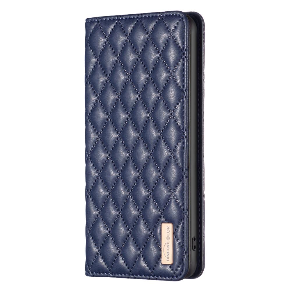BINFEN BINFEN iPhone Air Fodral Diamond Flip Läder Blå