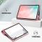  iPad Air 2026-2020 Fodral Tri-Fold Ljus Rosa