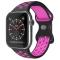 ColorPop Sportarmband Dual-Color Apple Watch 42/44/45/46/49 mm (M/L) Svart/Lila