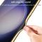 GKK GKK Galaxy S24 Ultra Skal Vävd Hybrid Läder Lila