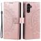  Samsung Galaxy A34 5G Fodral Mandala Läder Roséguld