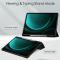  Galaxy Tab S9 FE Plus Fodral Hybrid Pennhållare Svart