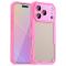  iPhone 18 Pro / 17 Pro Skal Hybrid Frostat Transparent Rosa