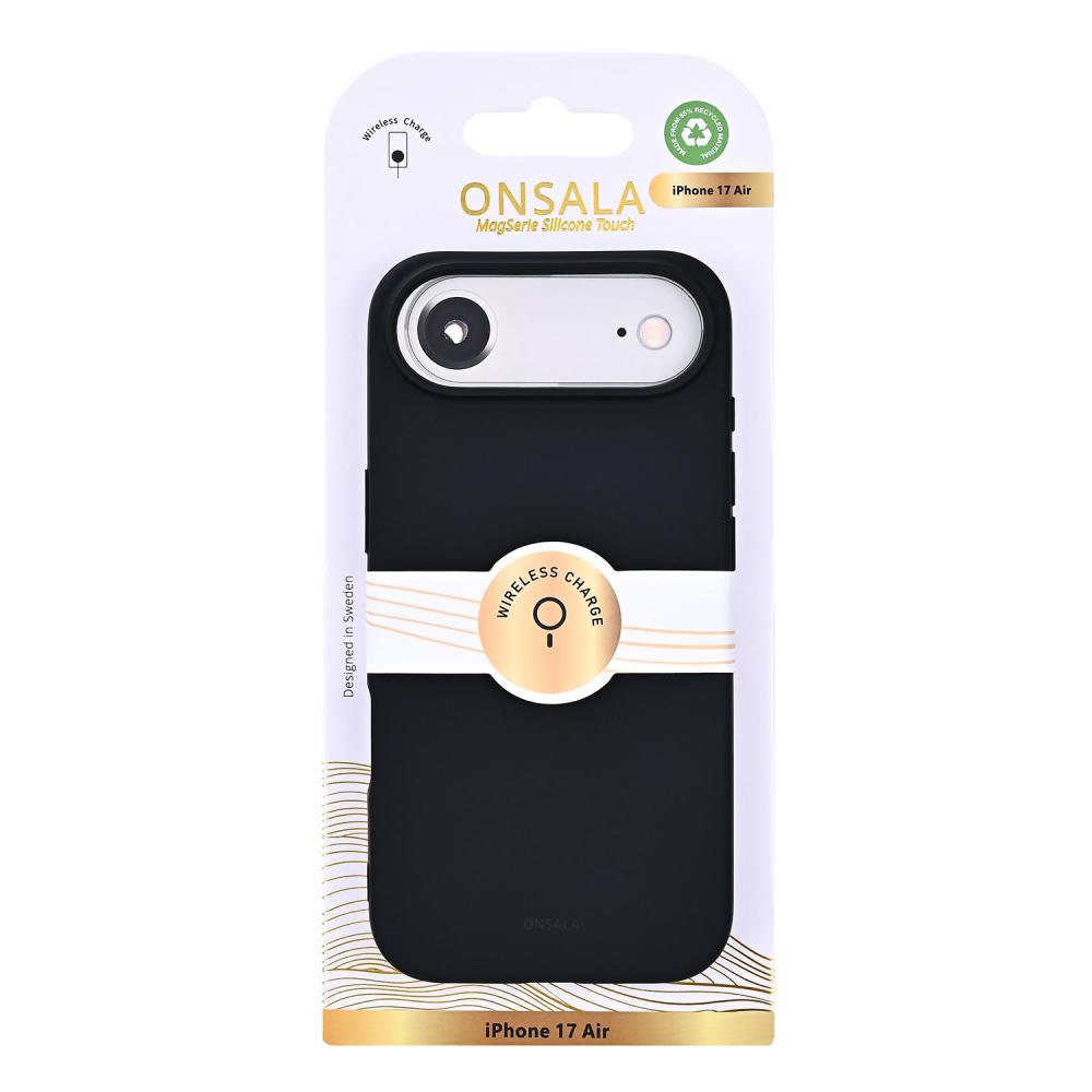 Onsala Onsala iPhone Air Mobilskal Med Silikonkänsla Svart