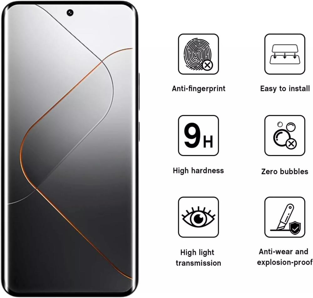  2-Pack Xiaomi 14T Pro Skärmskydd Härdat Glas