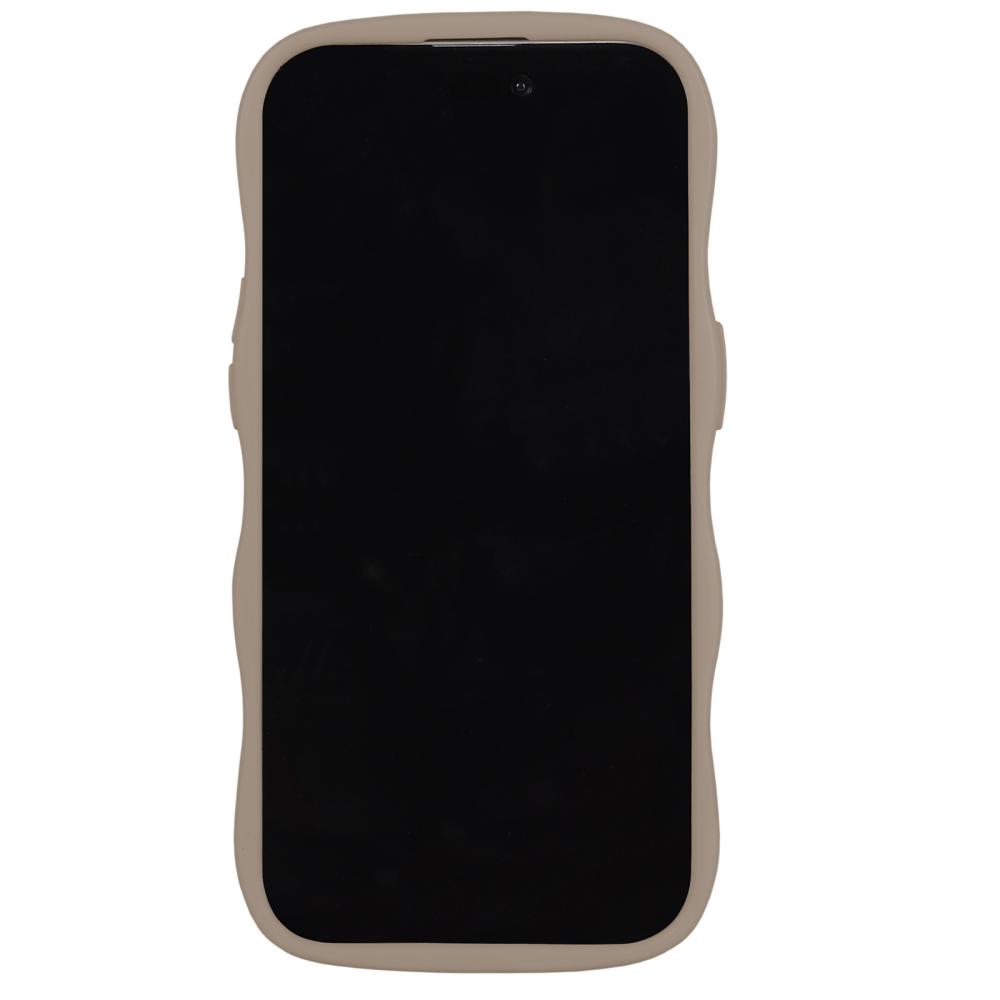 holdit holdit iPhone 15 Pro Skal Wavy Mocha Brown Transparent