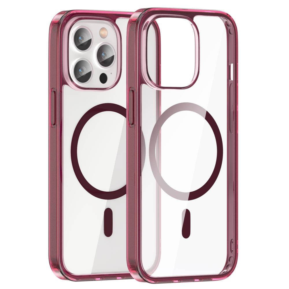 ColorPop ColorPop iPhone 13 Pro Skal CH MagSafe Transparent/Röd