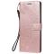  Samsung Galaxy A22 5G - Butterfly Läder Fodral - Roséguld