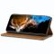 LC.IMEEKE LC.IMEEKE Samsung Galaxy S23 Fodral Flip Läder Brun
