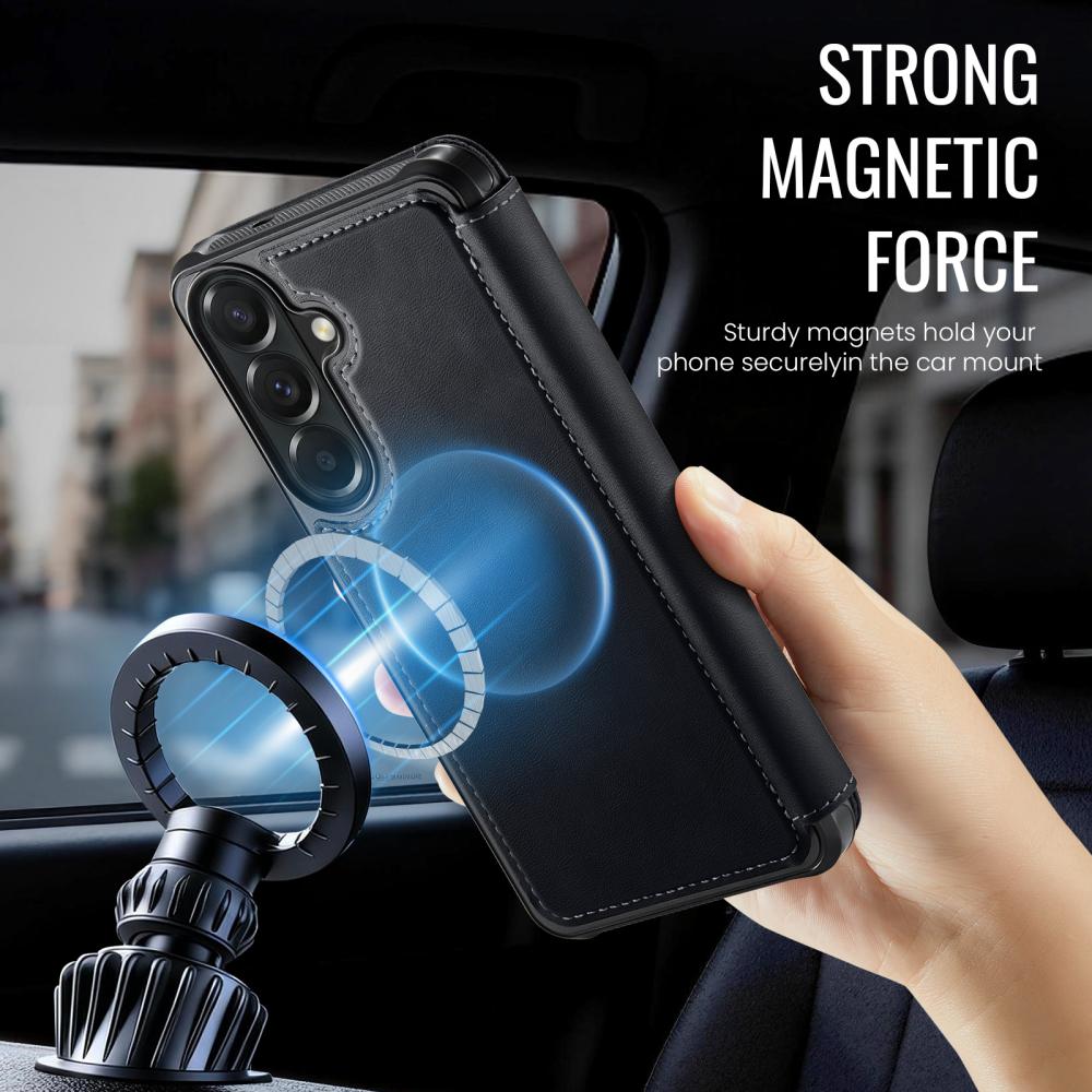 CASEME CASEME Samsung Galaxy A17/A16/A26 Skal RFID Plånbok Svart
