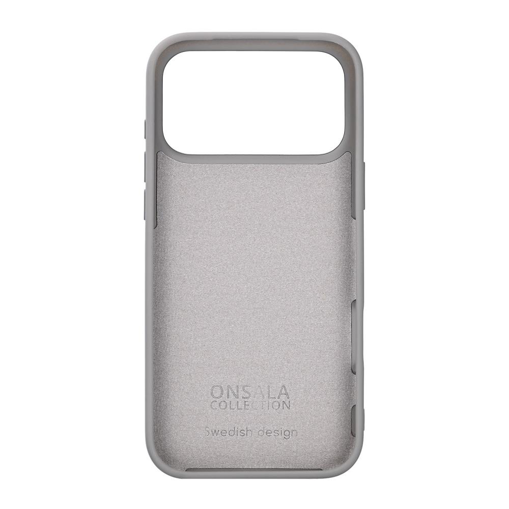 Onsala Onsala iPhone 17 Pro Max Mobilskal Med Silikonkänsla Concrete