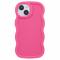  iPhone 15 Mobilskal Wavy Rosa