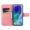  Samsung Galaxy A16 Fodral Med Fjäril Tryck Rosa