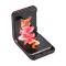  Samsung Galaxy Z Flip 4 Skal Läder Kortfack Brun