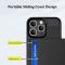  iPhone 15 Plus Skal Hybrid Armor Med Kortfack Silver