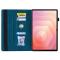  Samsung Galaxy Tab S11 Ultra Fodral Med Frontficka Blå