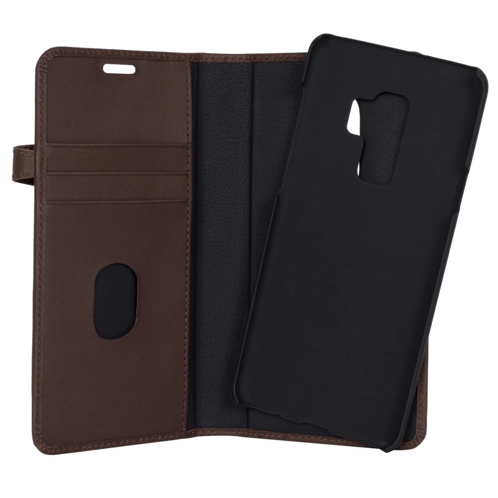 Buffalo Buffalo Samsung Galaxy S9 Plus Fodral 2in1 Äkta Läder Brun