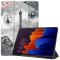  Samsung Galaxy Tab S7 Plus / Tab S8 Plus Fodral Tri-Fold Pennhållare