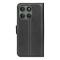  Motorola Edge 60 Pro Fodral Litchi Läder Svart