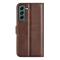  Samsung Galaxy S23 Plus Fodral Solid Läder Brun