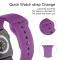 ColorPop Apple Watch 42/44/45/46/49 mm Silikon Armband (S/M) Lila