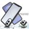  Samsung Galaxy S25 Edge Skal 360 Hybrid Defense Svart